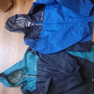 Columbia Kids' M 10-12 Windbreakers/Rain Jackets Price Is For Both!